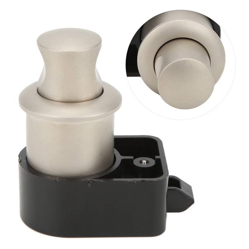 RV Push Button Lock Zinc Alloy Door Cabinet Knob Latch