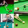 Paifeancodill Retractable Pool Bridge Cue Stick with 3 Removable Bridge