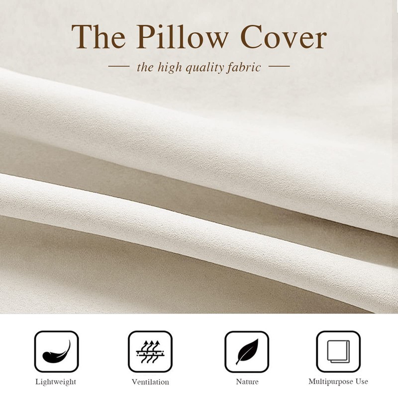 Conank Jesus Throw Pillowcase with Hidden Zipper Cozy Soft Square