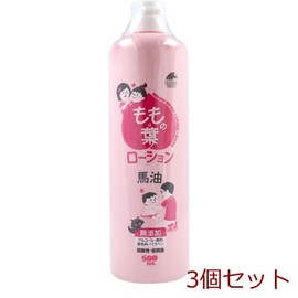 Peach Leaf Lotion + Horse Oil 500 mi (3 Pieces) Unimat Riken