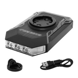 GREENWILD Road Bike Light, Bicycle, Daytime Running Light, High Brightness, 600 Lumens, 68 Hours of Continuous Lighting, Compatible with Garmin Standard Mounts, Cycle Computer Emergency Charging