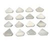 1pcs, 1.8"x2.1", 25g-40g, Selenite Crystal Triangle Shape, B35985
