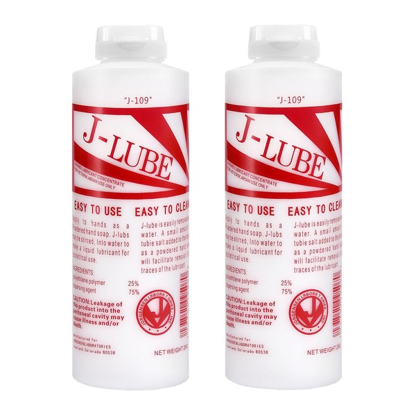 J-lube a Hand Lubricant Concentrate for Veterinarian Use Only - Pack of 2