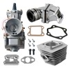 Dio reed valve cylinder Carburetor Kit For 48cc 66cc 80cc