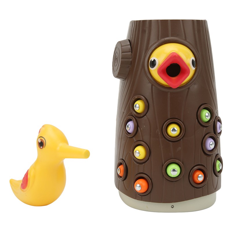 Magnetic Woodpecker Game Improve Coordination Keep Focusing Educational Woodpecker Toy