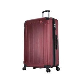 DUKAP INTELY PC/ABS Plastic 4-Wheel Spinner Luggage, Wine (DKINT00L-WIN)