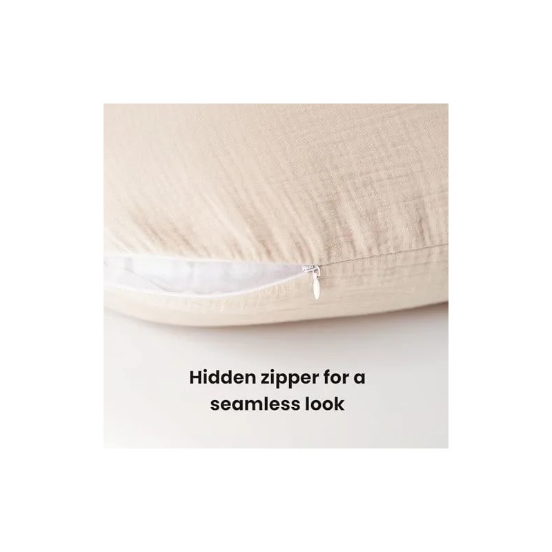 Fundas De Almohada De Lactancia De Muselina Suaves Y Cómodas