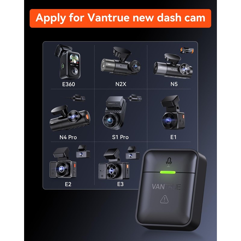 Vantrue Remote Control for Vantrue E1, E2, E3, E360/ACE, N4