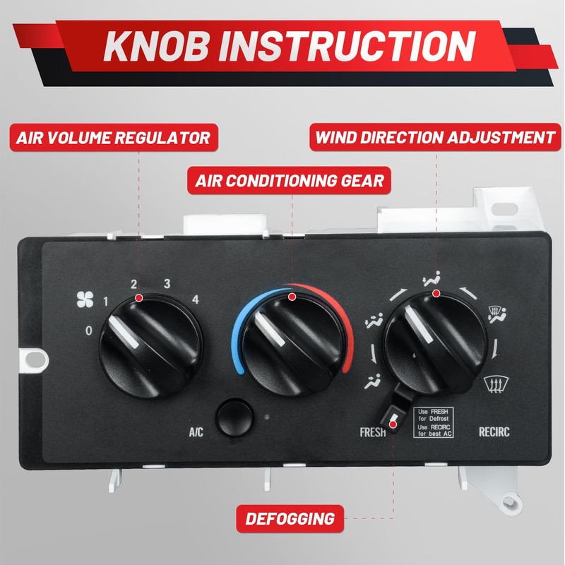Upgraded AC Heater Climate Control Module Compatible with Mack Ch613