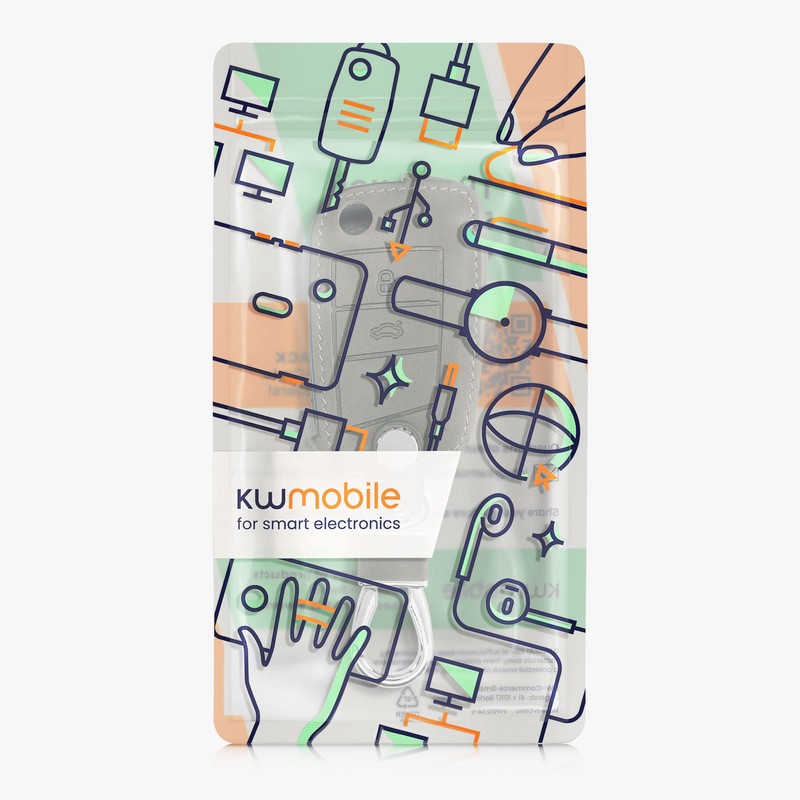 kwmobile Car Key Case Compatible with VW Golf 7 MK7