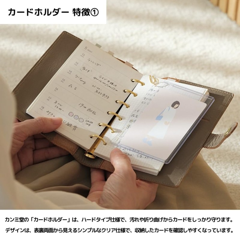 Kanmido CFT-C-101 Kokofsen Tas Card Holder (Hard Type), Clear