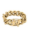 Diesel DX15687108 Unisex Oval D Logo Ring Soft Chain Stainless