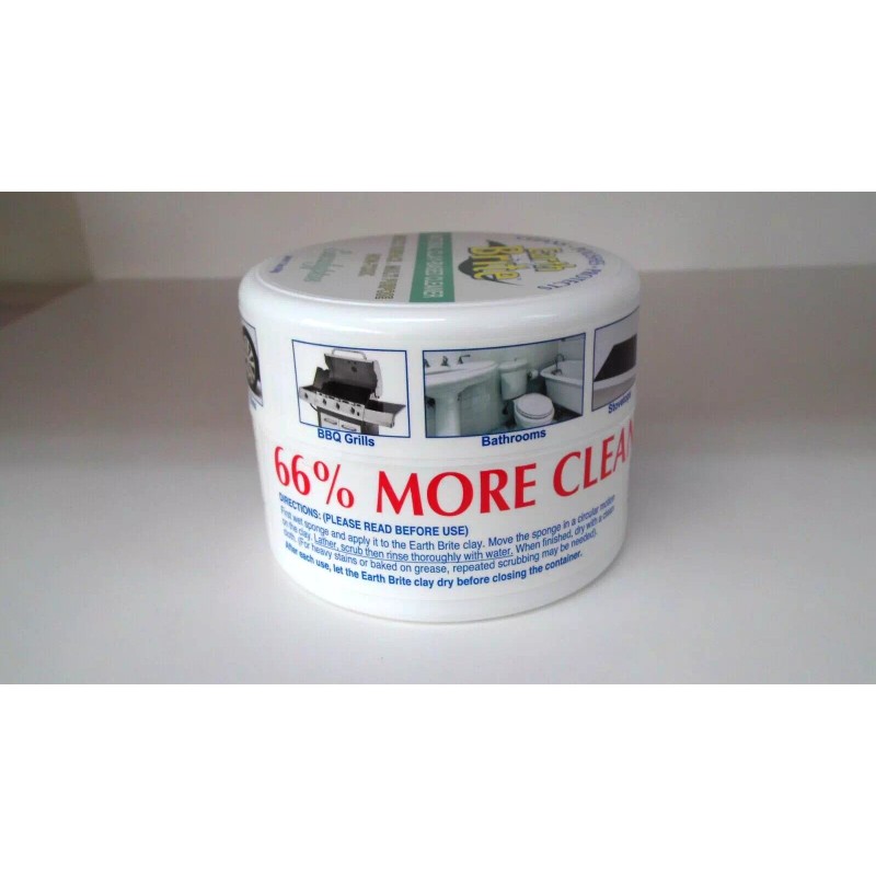 Earth Brite Natural Clay Based Cleaner Jumbo 17.5oz. 66% More