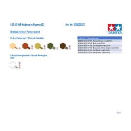 Tamiya 35312 1/35 Military Miniature Series No. 312 US Army Self-Propelled Grateer M8 Attack Waiting Set, 3 Dolls Included, Plastic Model