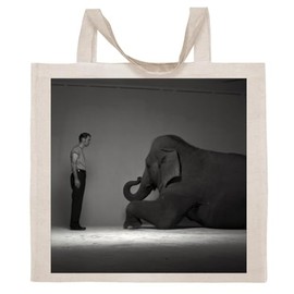 David Bryne - Cotton Photo Canvas Grocery Tote Bag #G541417