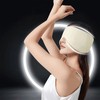 360-degree all-in-one sleep mask, eye mask, blackout eye mask, double-sided blindfold, silk sleep mask, comfortable eye mask, eye mask. eye patch gray 2ea