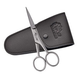 Otto Herder manicure Beard Scissors 11.5 cm Extra Sharp Beard Scissors with One-sided Micro Teeth Made of Stainless Steel