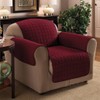 viceroy bedding 1 Seater Chair Sofa Protector BURGUNDY WINE 23''
