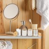 Gowkeey Pack of 4 Cotton Buds Container, Acrylic Cotton Pads