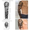 Waterproof Temporary Tattoos Full Arm 8 Sheets and Half Sleeve