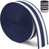 Cotton Webbing 1.5 Inch Straps for Bags, 6 Yards Jacquard