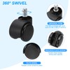 PATIKIL Office Chair Wheels 2 Inch, Replacement Desk Caster Wheels