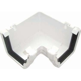 FLOPLAST 90° Angle - Internal RAN1 for 110mm Niagara OGEE system (WHITE)