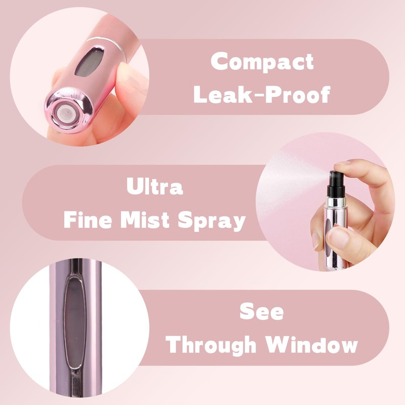 Perfume Travel Refillable,Travel Perfume Bottle Refillable Perfume Bottle 5ml Mini