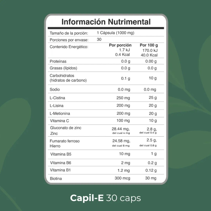 Biobo Labs ProMen Capil-E 30 Cpsulas