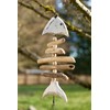 Cohasset Gifts 109W Cohasset Tail Bone Fish Bamboo Wind Chime,