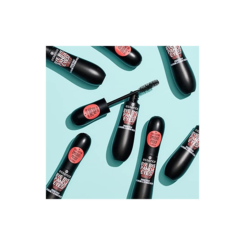 essence Bye Bye Panda Eyes Smudge-Proof Volumizing Defining Mascara -