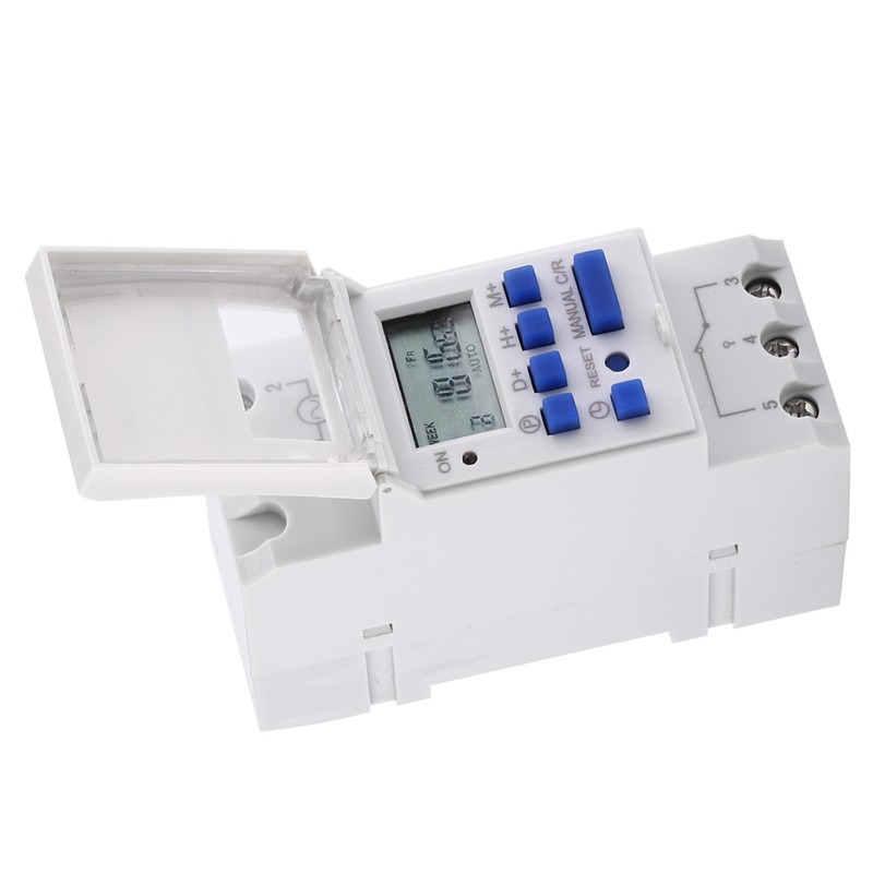 LCD Display Weekly Programmable Electronic Relay Time 16 ON and