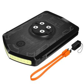 CYCLAMI Daylight Cycling Headlight Compatible with Garmin/IGS Cycling Computer,5000mAh IPX6 Waterproof Type-C Front Bike Light with Warning Flash Light for Riding Safety
