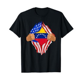Venezuelan Blood Inside Me T-Shirt | Venezuela Flag Gift T-Shirt