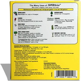 SuperThrive 4 oz Fertilizer Plant Food Garden Vitamin Supplement VI30148