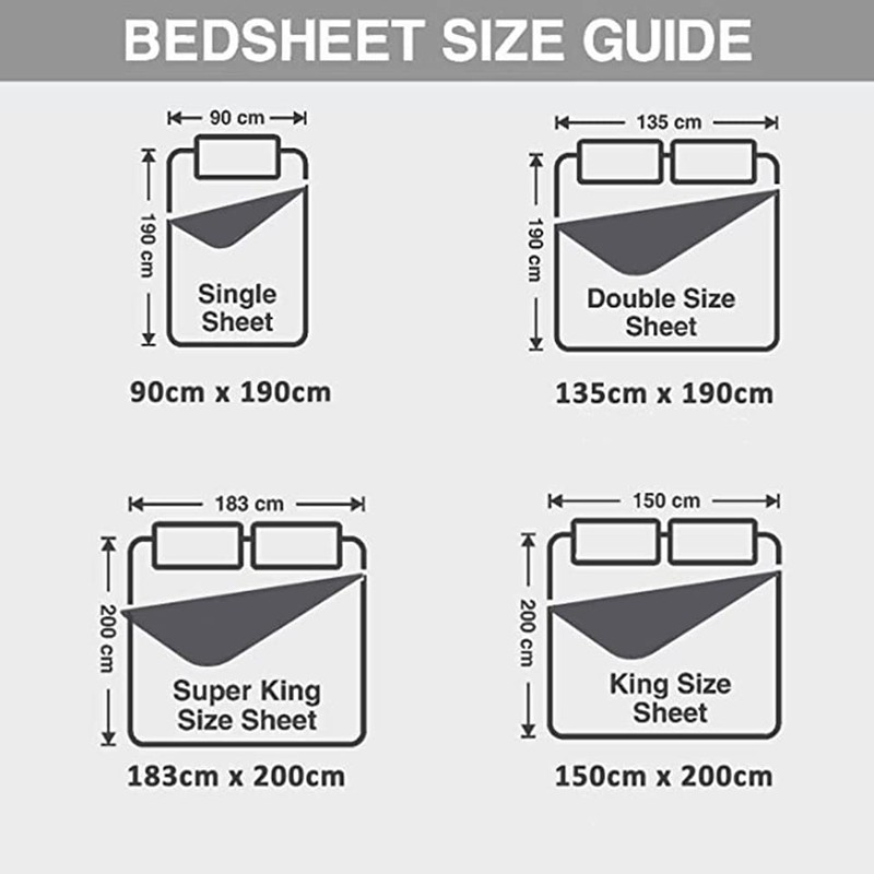 Fitted Sheet 100% Egyptian Cotton 200 Thread Count 25cm Deep