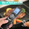 HAUSHOF Instant Read Meat Thermometer Digital, High Accuracy Cooking Thermometer,