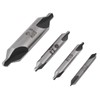 Centring Drill Bit Set, 4 Pieces 60 Degree HSS 1/2/2.5/5