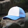 Falari 5-Panel Mesh Baseball Cap, Trucker Hat, Structured Plain Design,