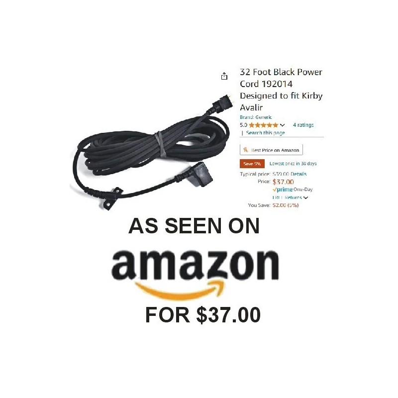 For Kirby Kirby Vacuum Electric Power Cord, 32 ft Frustration