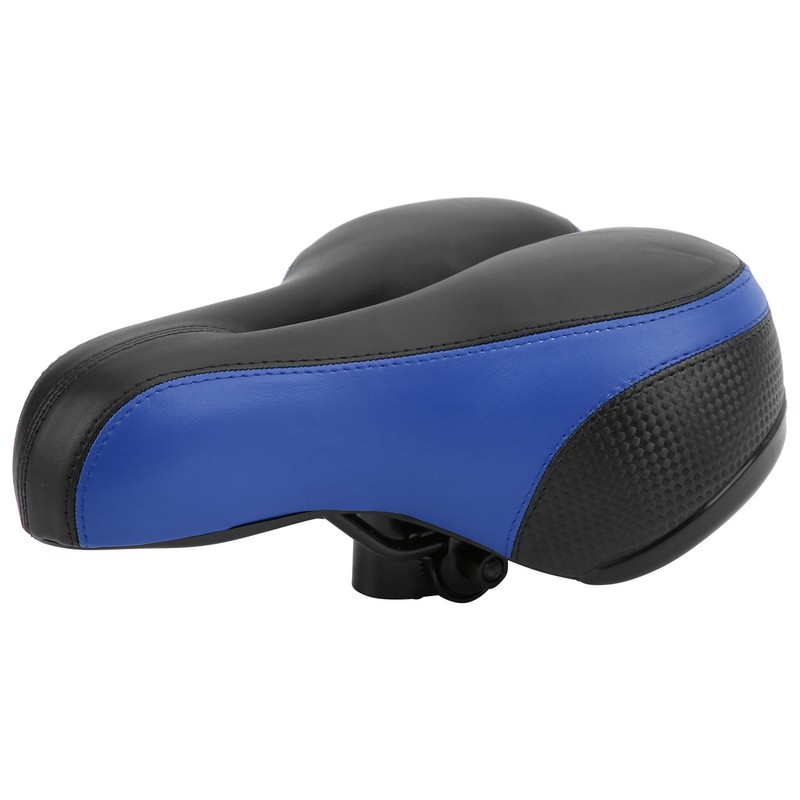 Bike Saddle Microfiber Leather HollowCarved Shock Absorber Mountain Bike Saddle