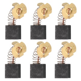 sourcing map 6 Pack CB203 Carbon Brushes Set Replaces 18x16x7mm for Most Power Tools Electric Hammer Drill Motor Circular Saws Replacement Part
