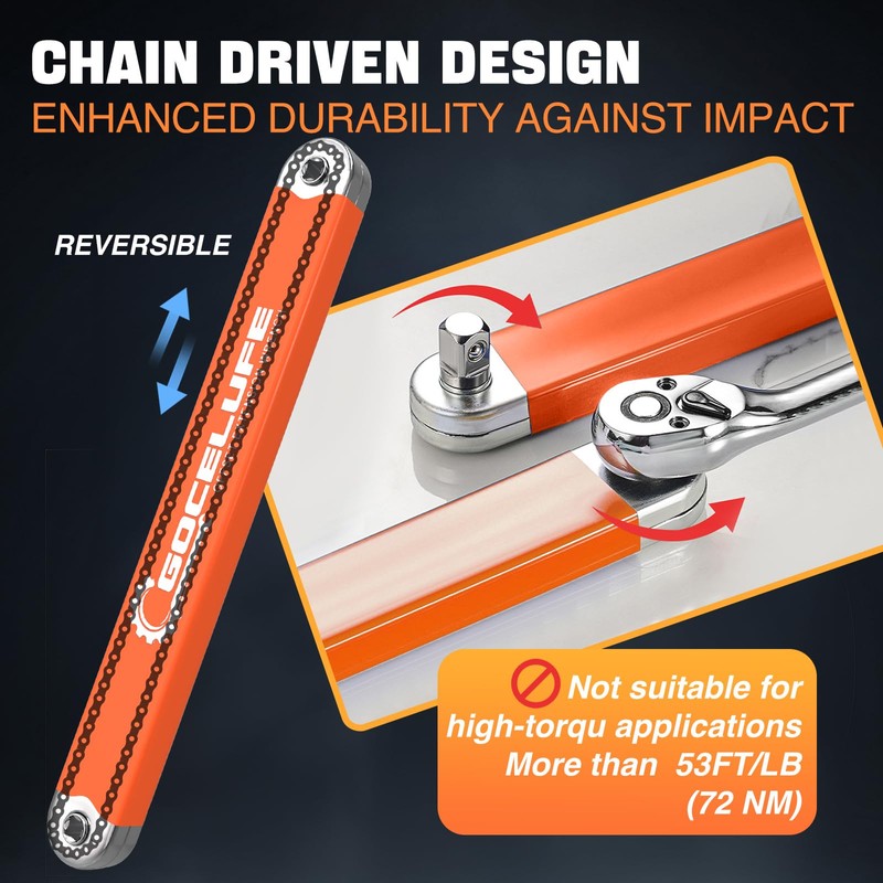 Gocelufe Offset Extension Wrench Impact - Tight Reach Wrench Set