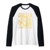 Gorilla Mode Workout Team Dumbbell Beast Gym Fitness Gold Raglan,