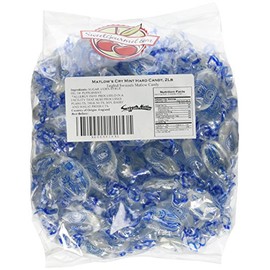 Matlow's Hard Mint Candy | Kosher Mint Candy - Individually Wrapped & Packed in 2 LB Resealable Bulk Bag | Great for Party, Office, Outing - Oh! Nuts