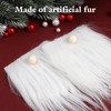 24Pcs Pre-Cut Gnome Beard Faux Fur Costume Beard Fabric Handmade