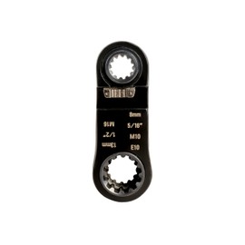 Jonard Tools PRW-813 Pocket Ratchet Wrench – 8-13 mm Hand Tool with Multiple Sockets for Metric, Imperial, Star & Square Nuts, Compact for Tight Spaces