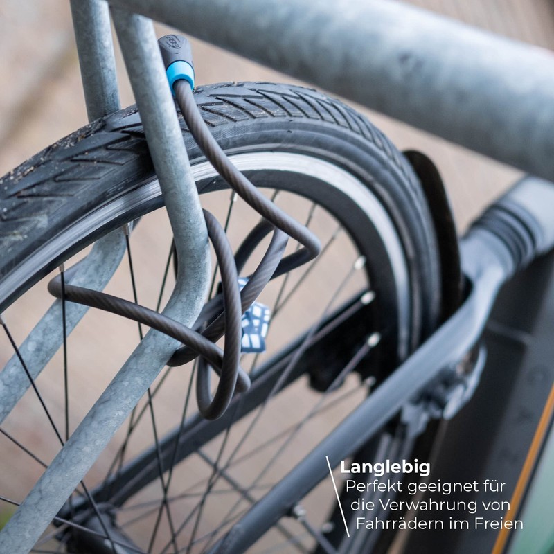 BBB Cycling CodeSafe BBL-35 Bike Lock, Black, 1cm x 150cm