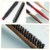 Baluue Hairbrush for Women Rolling Hair Brush Wood Handle Styling