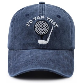 Golf Gifts for Men Women, Golf Accessories Hat, Funny Golfing Baseball Cap, Birthday Thanksgiving Christmas Retirement Gifts for Family Friend Golfer Navy